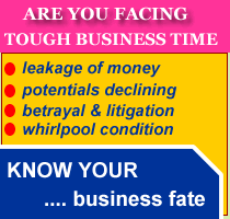 Is your business showing weak signs - company going through bad times ?Know all about your phases of growth - pressure - exposure - limitations in detail business horoscope & business astrology predictions